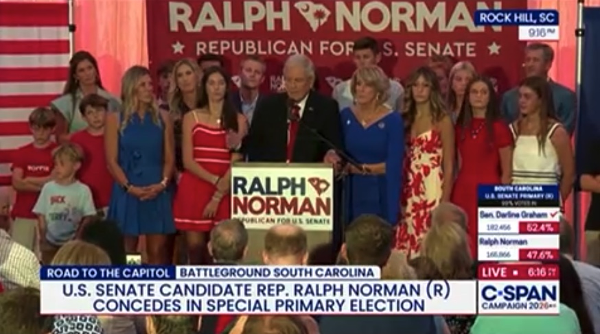 Republican candidate's supporters boo Trump after loss to Darline Graham