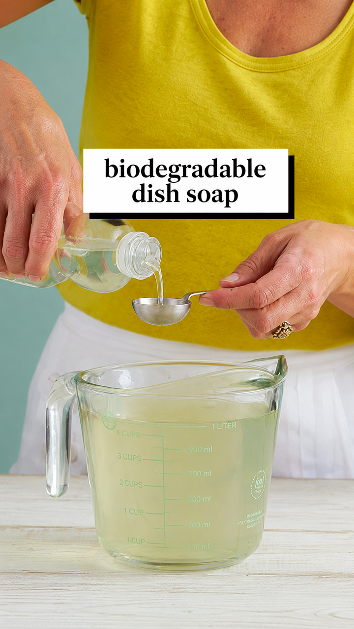 Martha Stewart mixes a vinegar spray to keep garden weeds under control