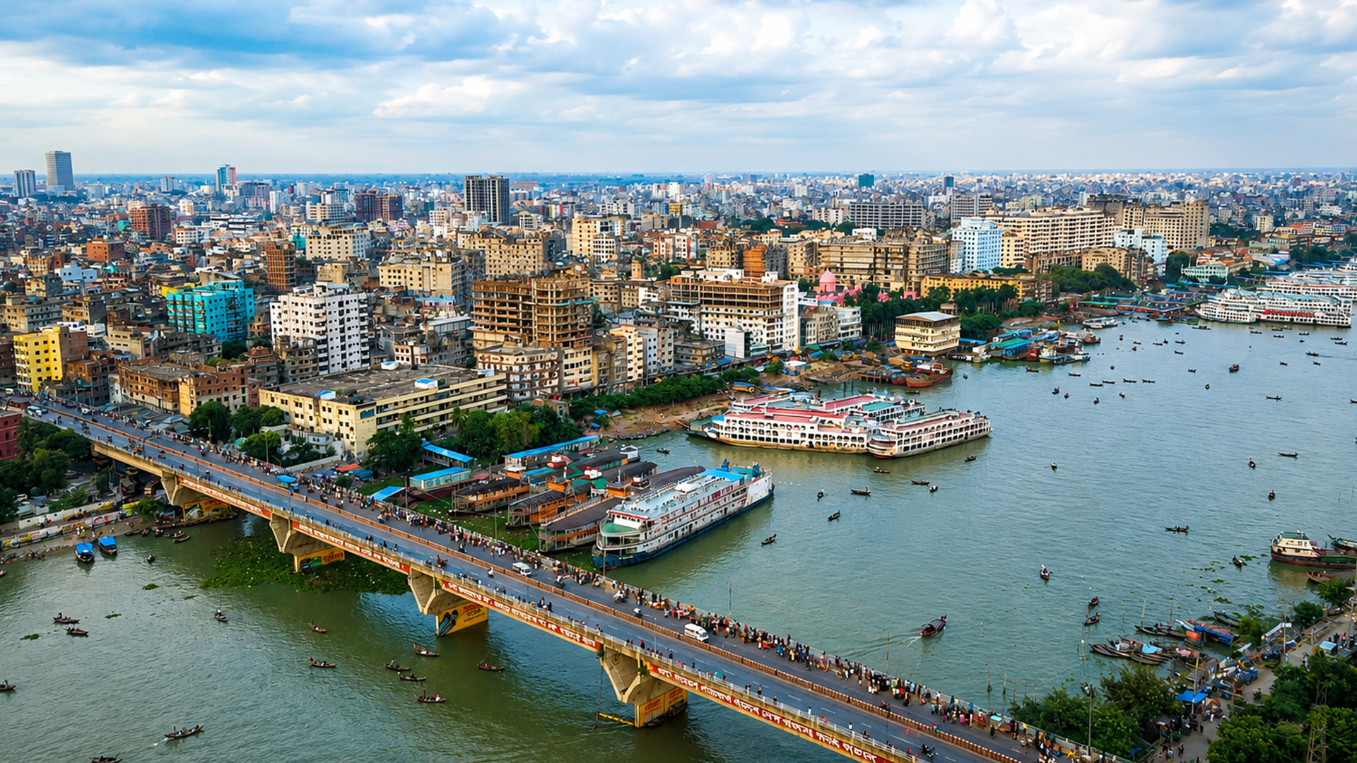 This river carries people through one of Asia’s busiest cities