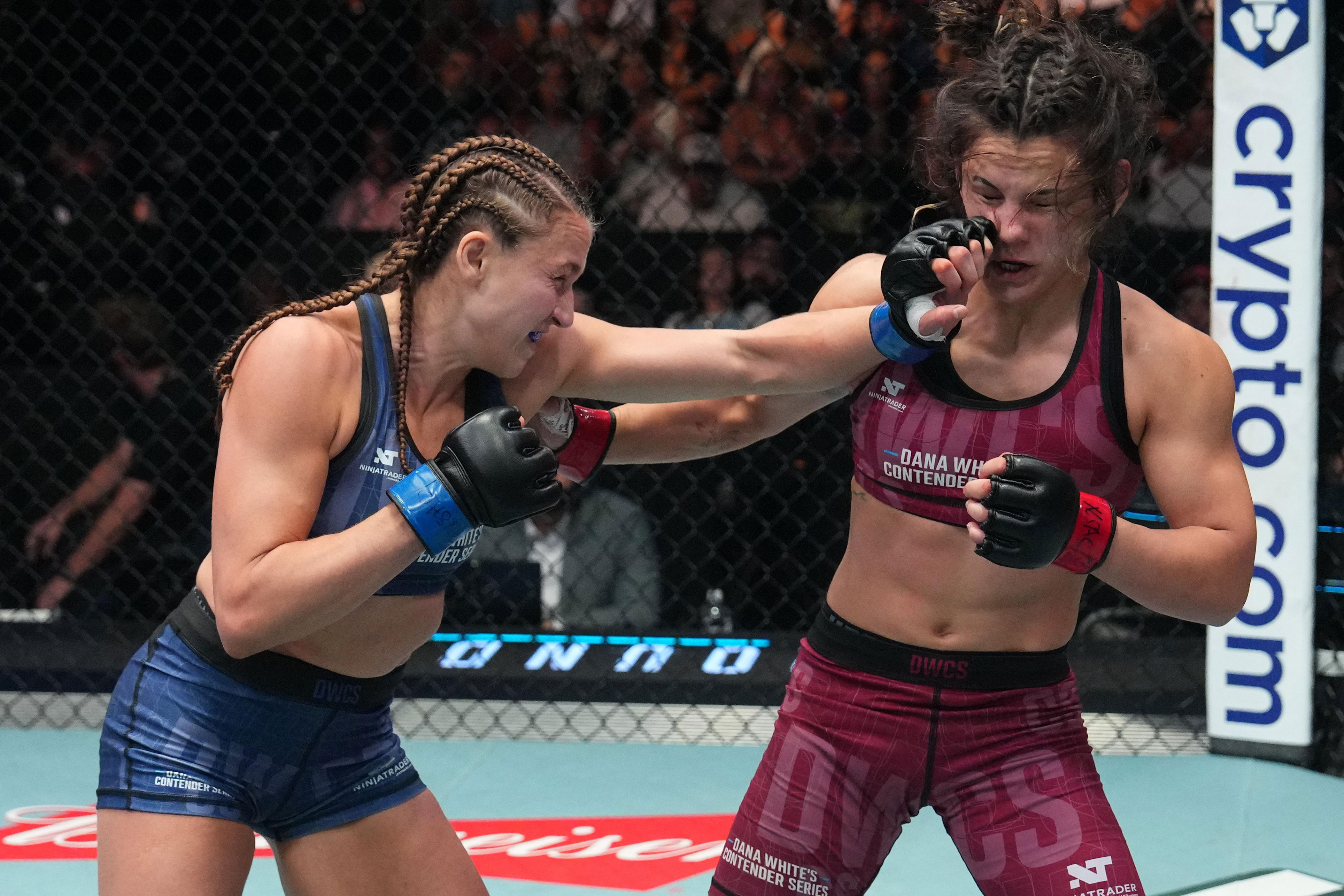 'Holy fraud check': Pros react to Bella Mir's shocking upset loss on Contender Series