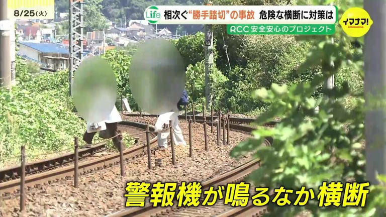 後を絶たない“勝手踏切”での事故 JR山陽線でも横断中の男性(80)が列車にはねられ死亡 付近住民は「柵などしてほしい」と対策望む 広島