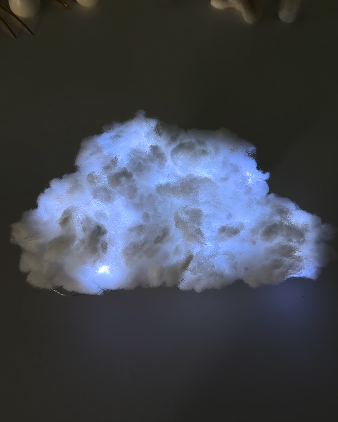 आरामदायक जगहों के लिए DIY बादल लैंप☁️🌟