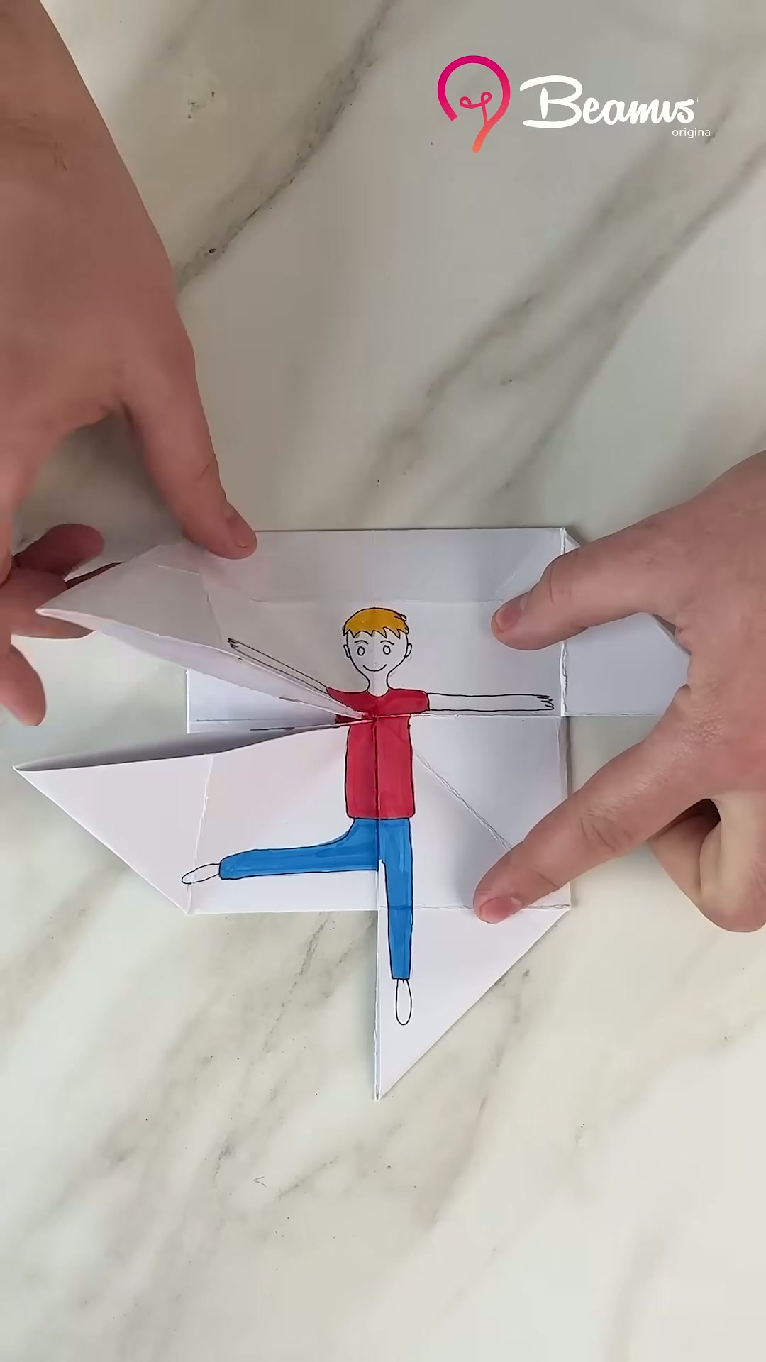 DIY paper flip animation #easy #animation #papercraft