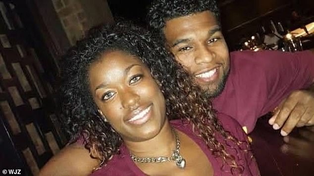 Hursey's own family history has emerged as investigators piece together the circumstances surrounding the case. In 2017 his father Dominick Hursey (not pictured) killed his mother Chinika and her boyfriend Steven Campbell (pictured) after years of Dominick Hursey's domestic abuse