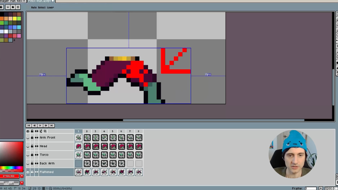 Core animation techniques for pixel art