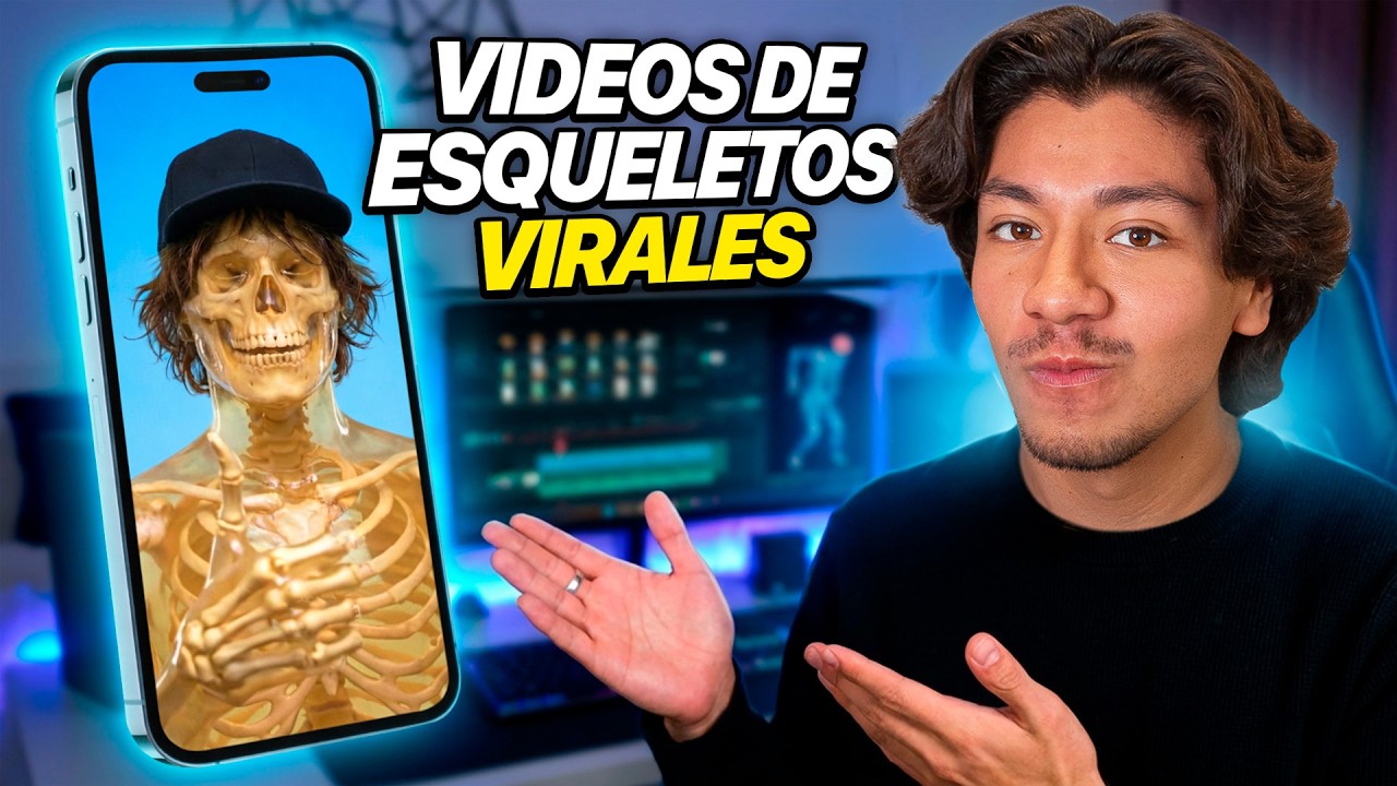 Cómo hacer videos de esqueletos animados con IA y ganar dinero