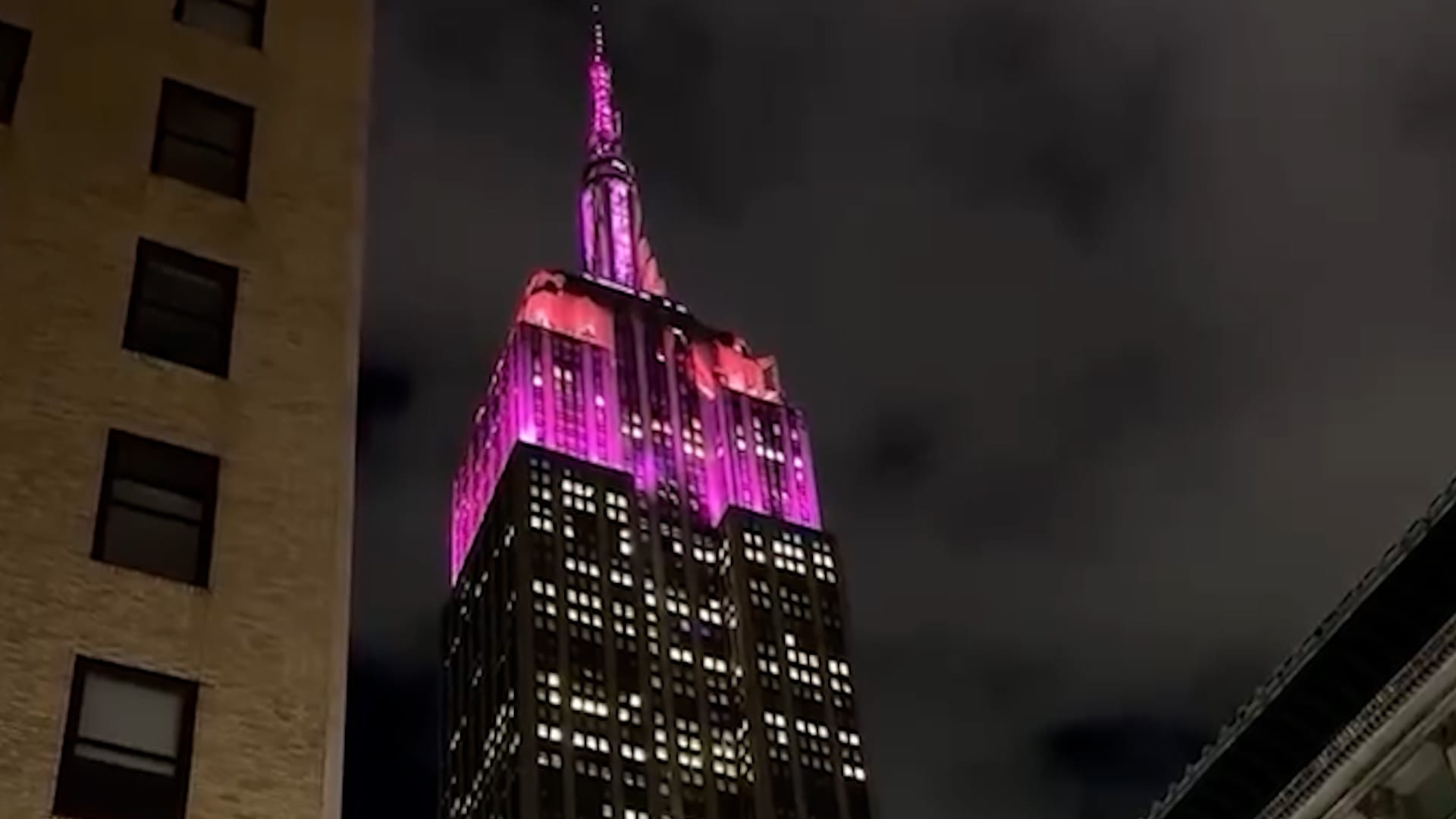 Empire State Building lights up pink in tribute to Dolly Parton