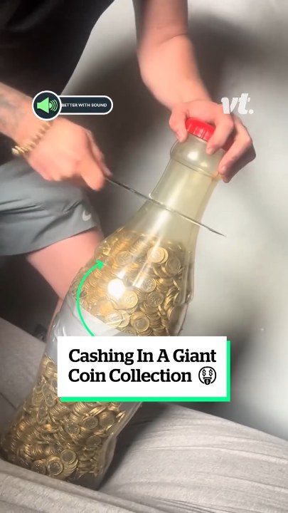 Cashing in a giant coin collection