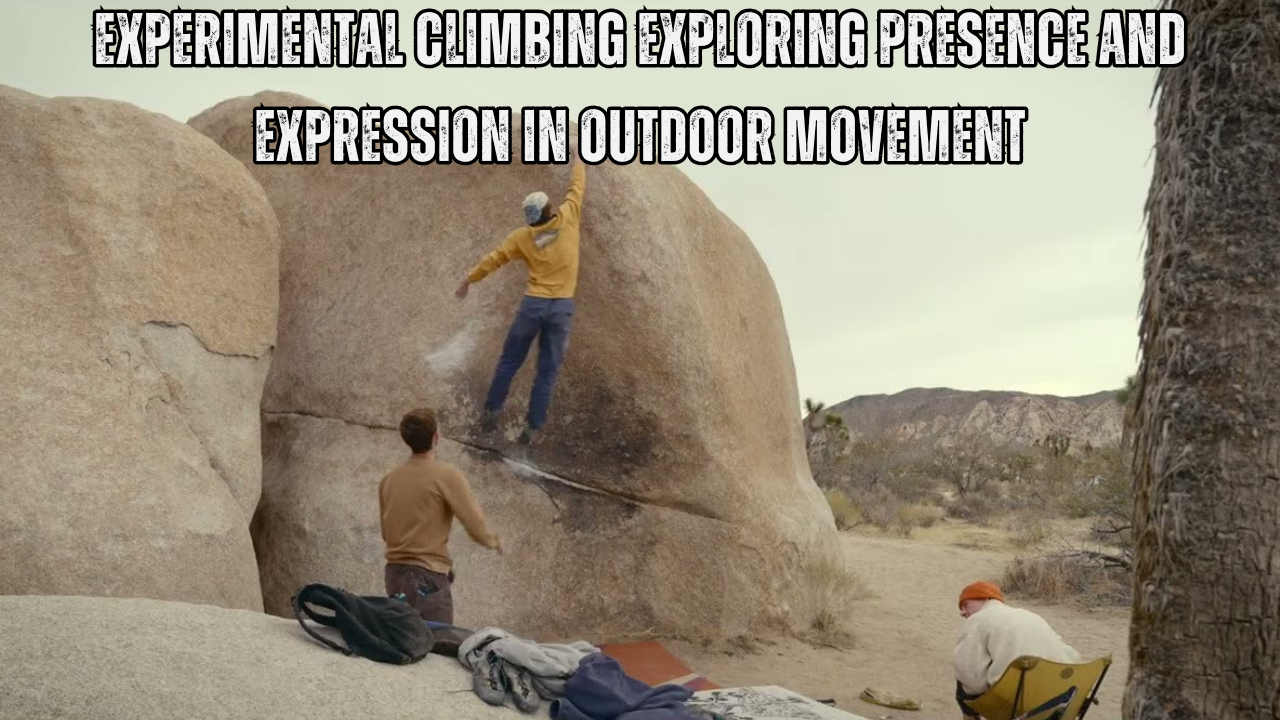 Discovering mindful movement through experimental climbing