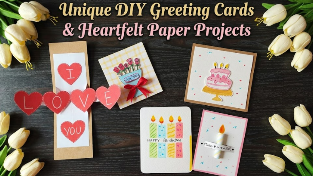 Unique DIY greeting cards & heartfelt paper projects