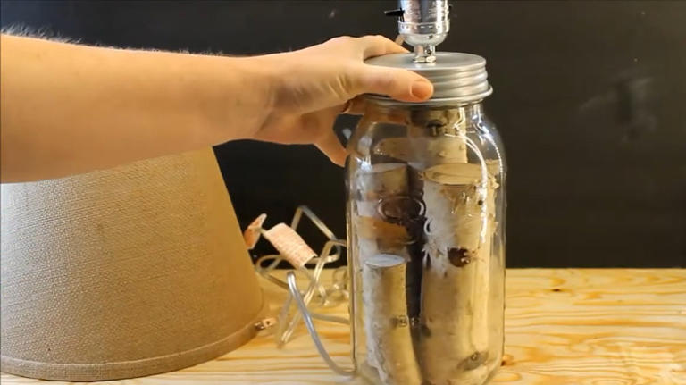 Table lamps don't have to be expensive: Try this clever DIY using old ...