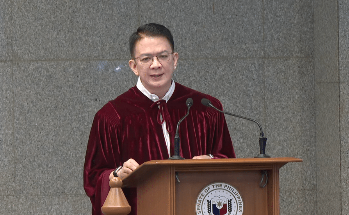 Escudero offers Abante to rest somewhere else after dozing at trial