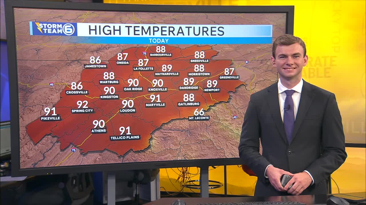 Humidity levels will increase for the rest of the week