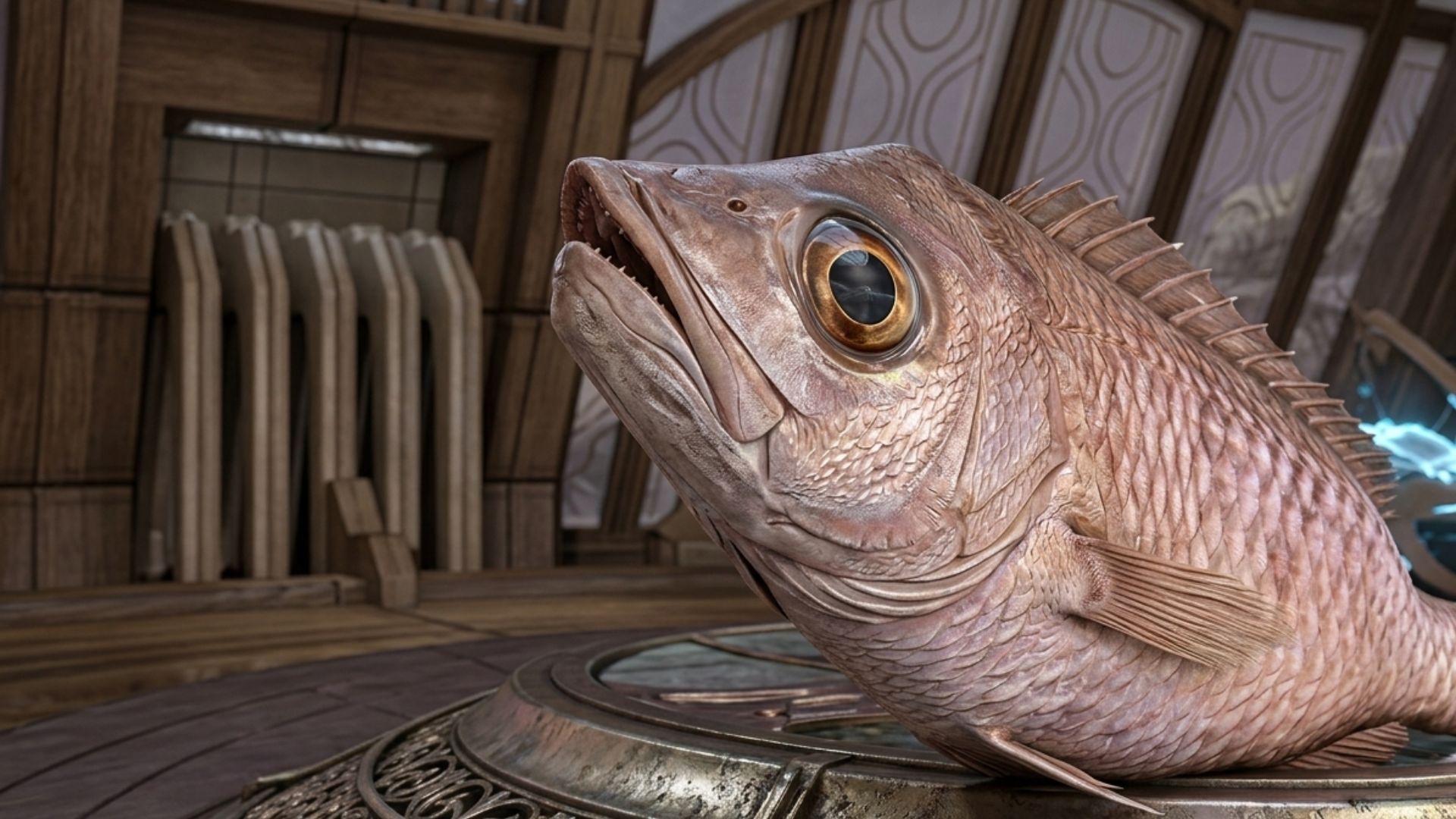 Halo 3 campaign but everyone is a fish