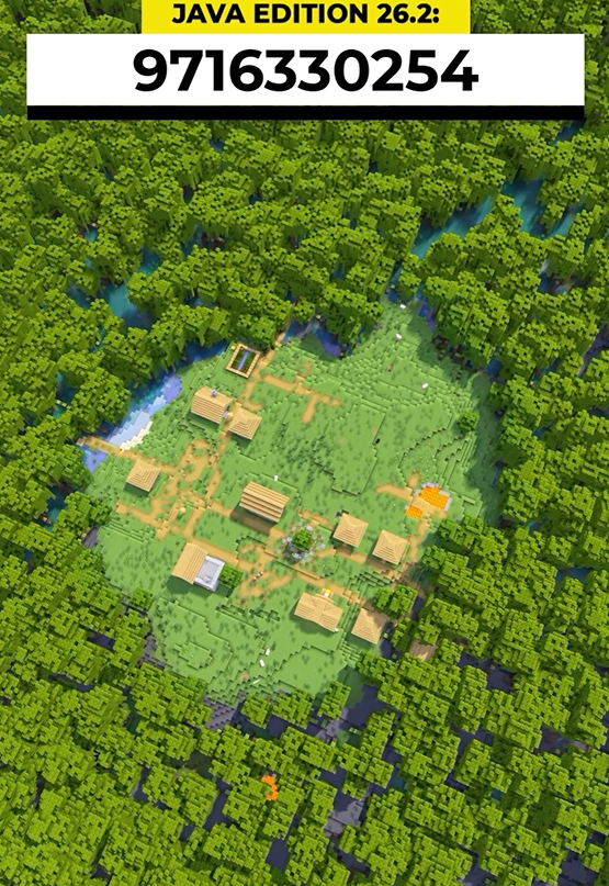 The Minecraft village hidden in a mangrove swamp