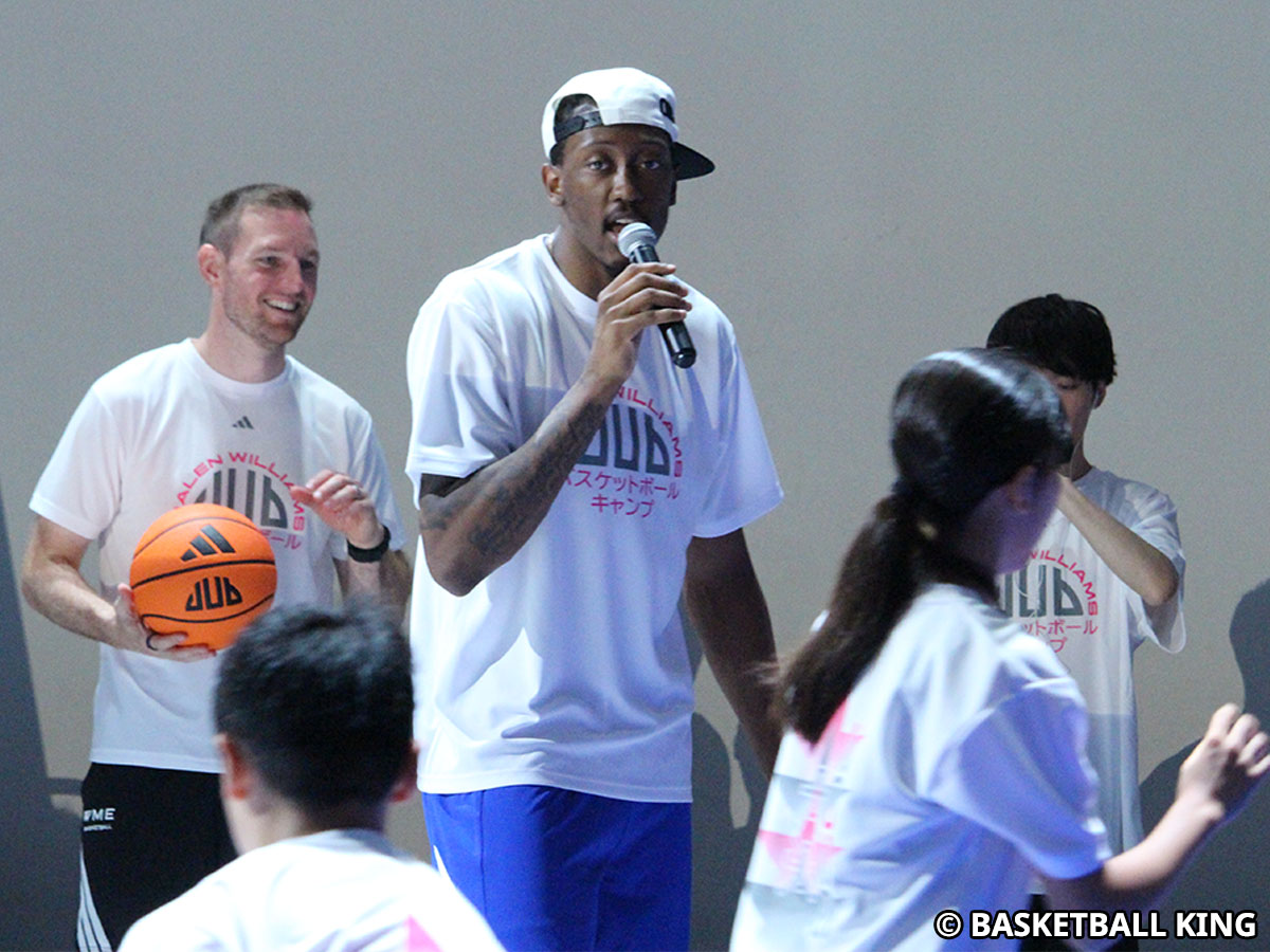 来日イベント終了間際に「ありがとうと伝えて」…“NBA王者”が日本の子どもたちへ送ったメッセージ