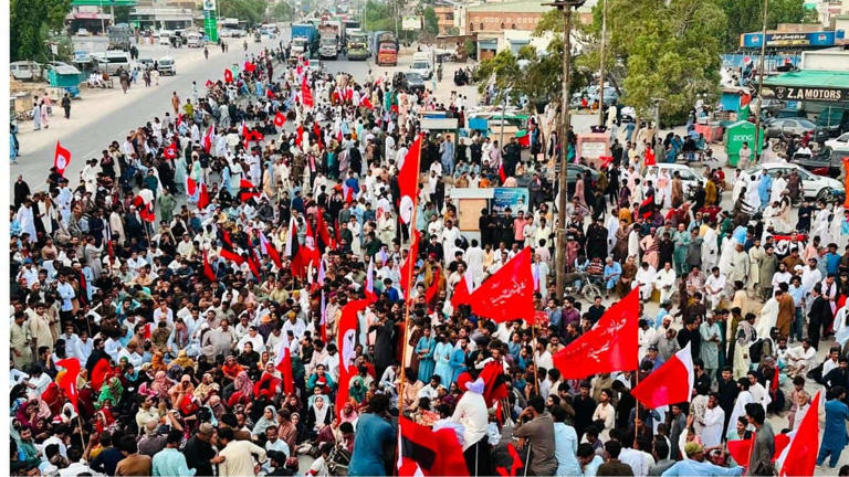 A large gathering of people in the Sindh Protests in Pakistan in August 2026 (Facebook- Sindh United Party)