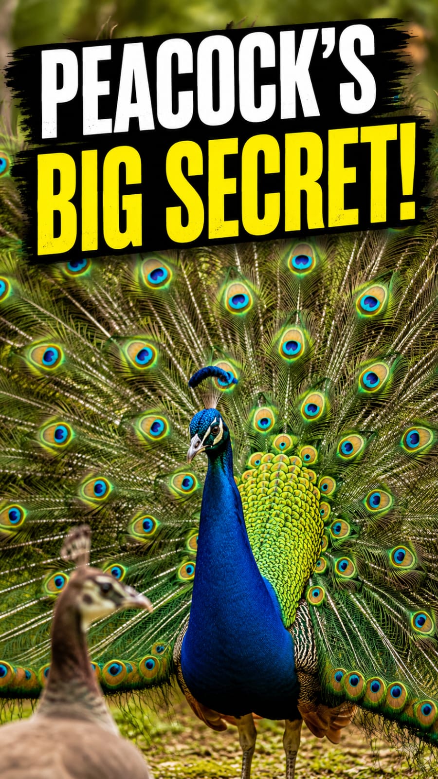 The real reason male peacocks open their beautiful tail