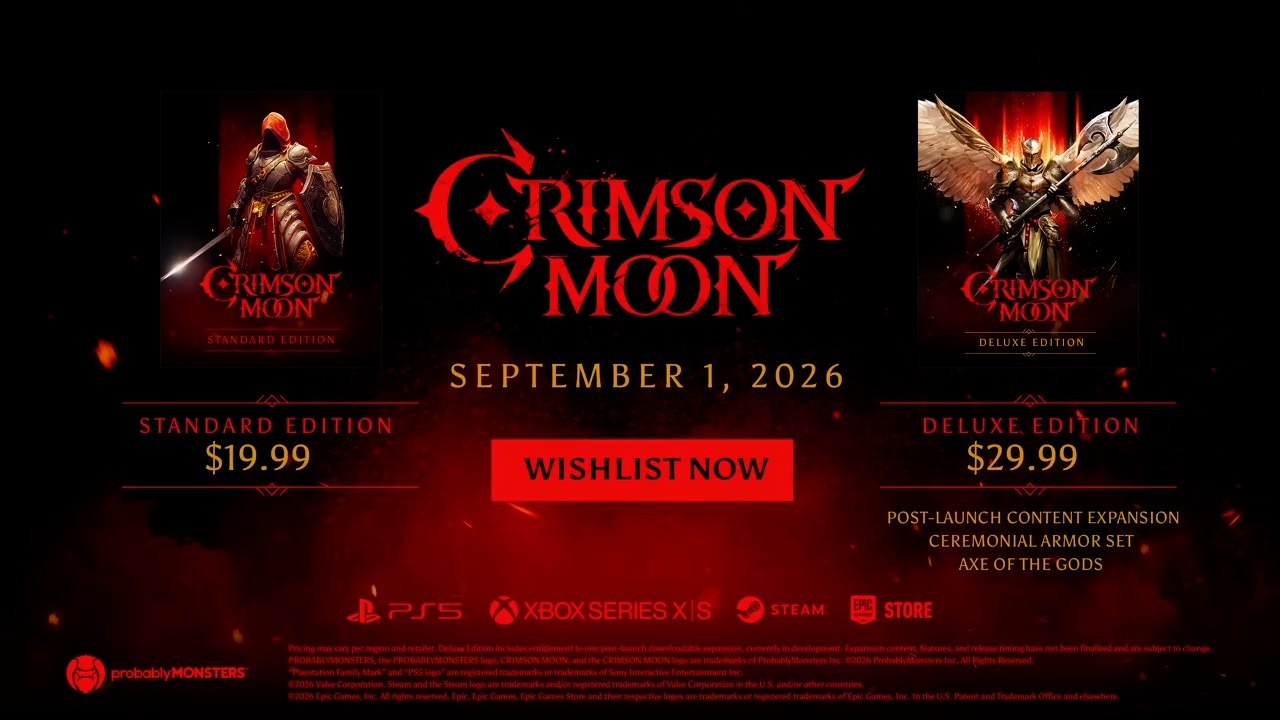 Crimson Moon official release date trailer