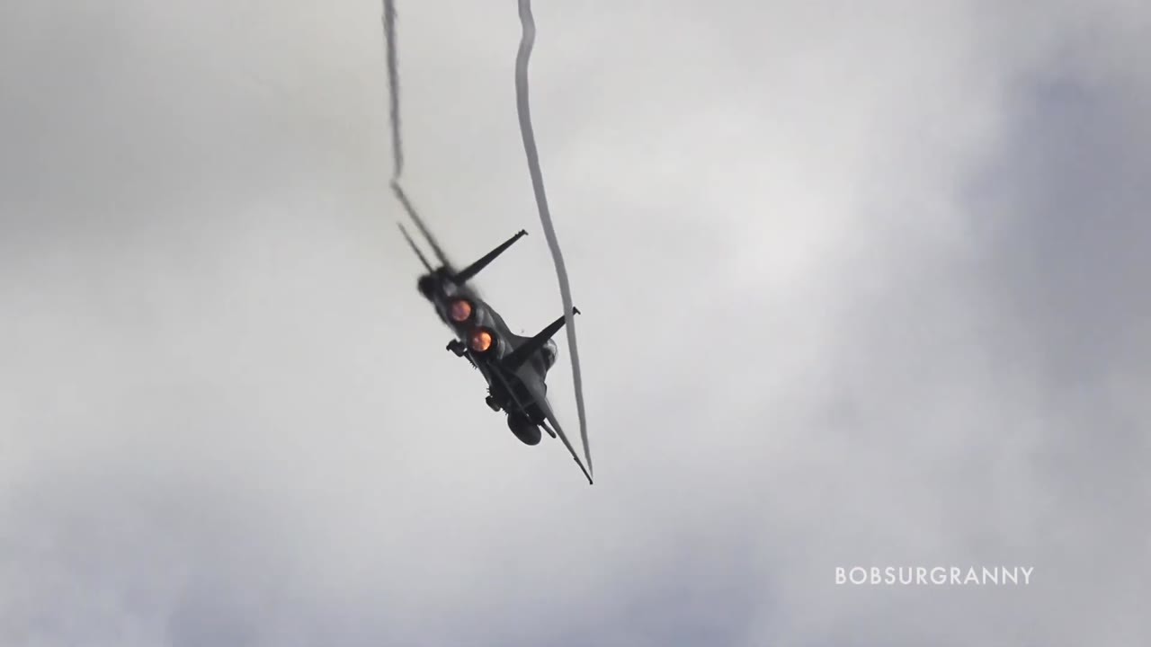The F-15s light the burners and launch almost straight up - 
