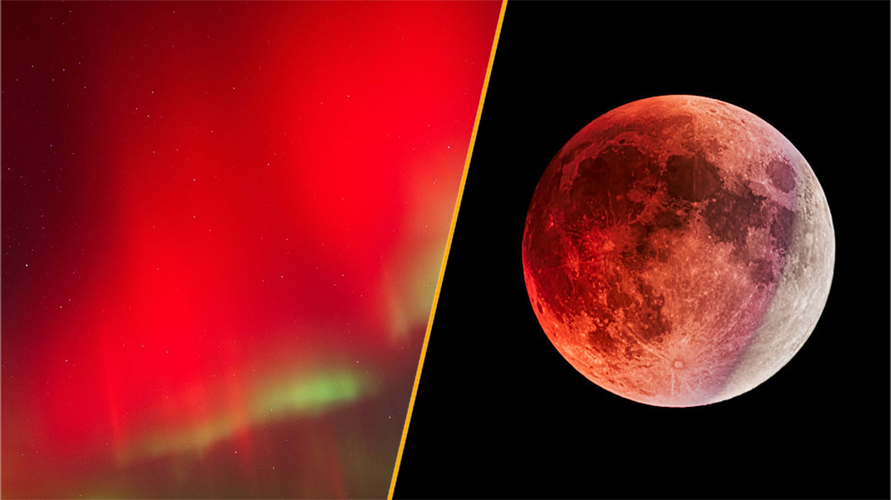 Rare red northern lights may be visible alongside red moon during Aug. 27 lunar eclipse