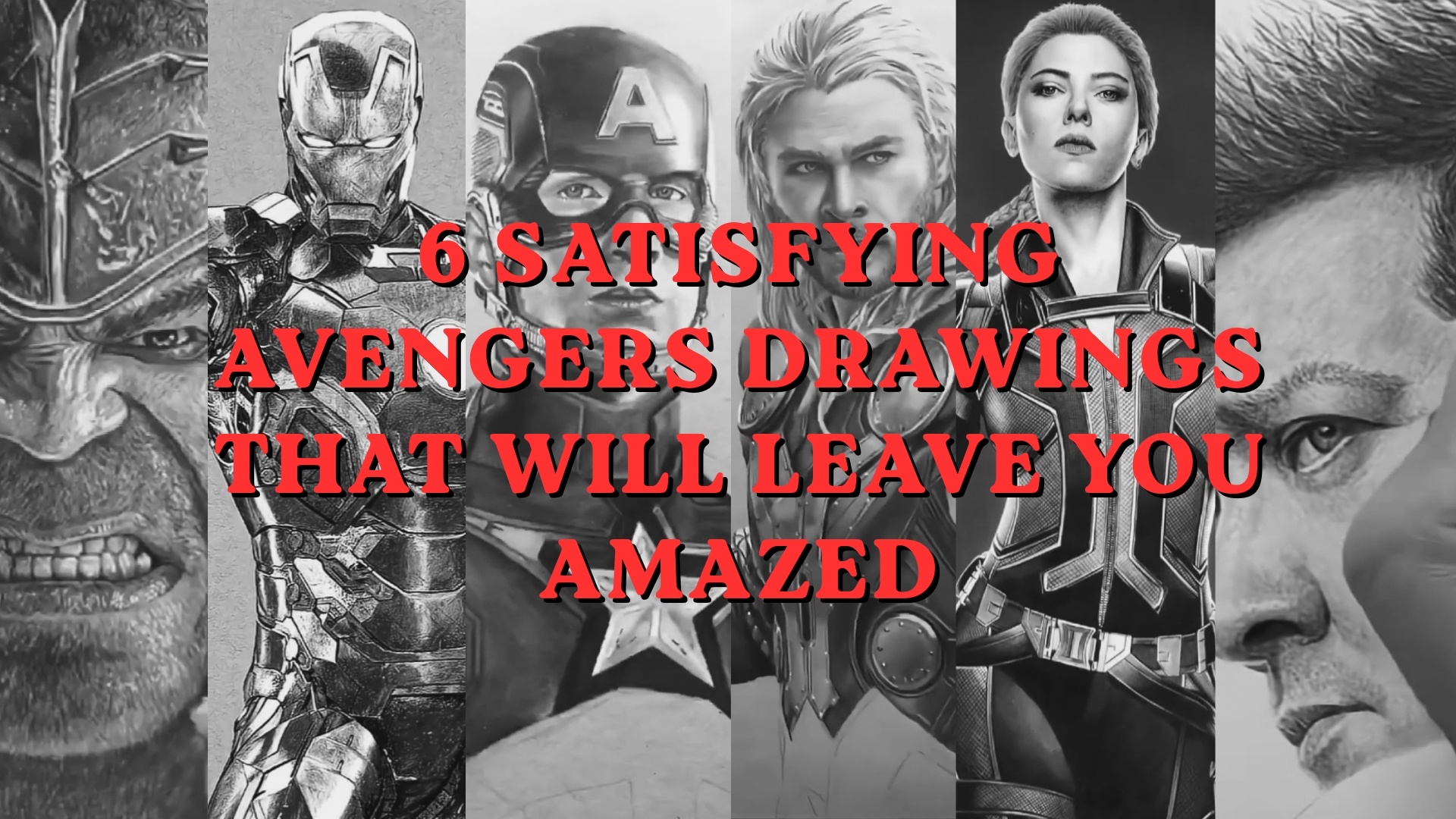 6 satisfying Avengers drawings that will leave you amazed