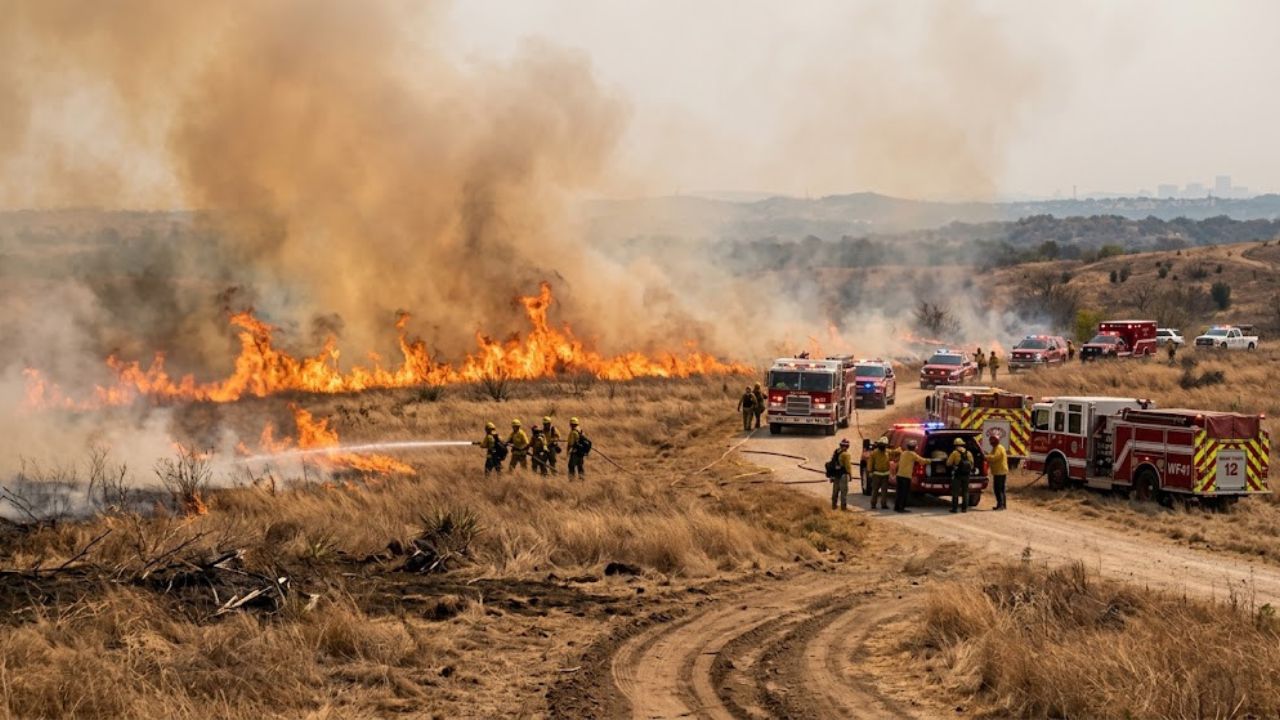 Texas wildfire risk stays high amid extreme heat