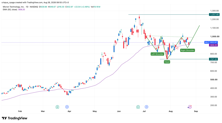 Micron stock: A bullish reversal pattern and the Nvidia earnings catalyst