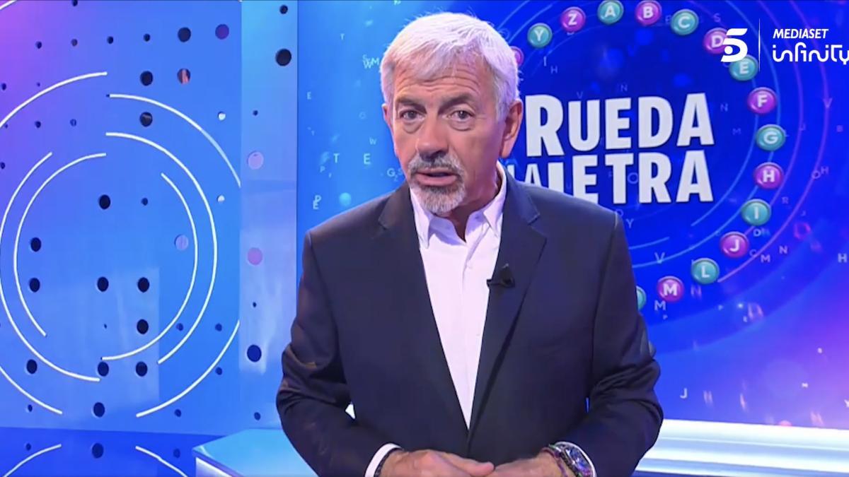 Lluvia de críticas a Carlos Sobera por su último gazapo en 'Rueda la ...