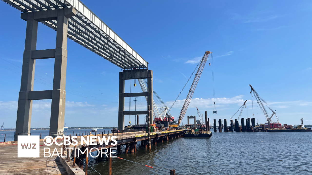 Maryland leaders share update on Key Bridge construction