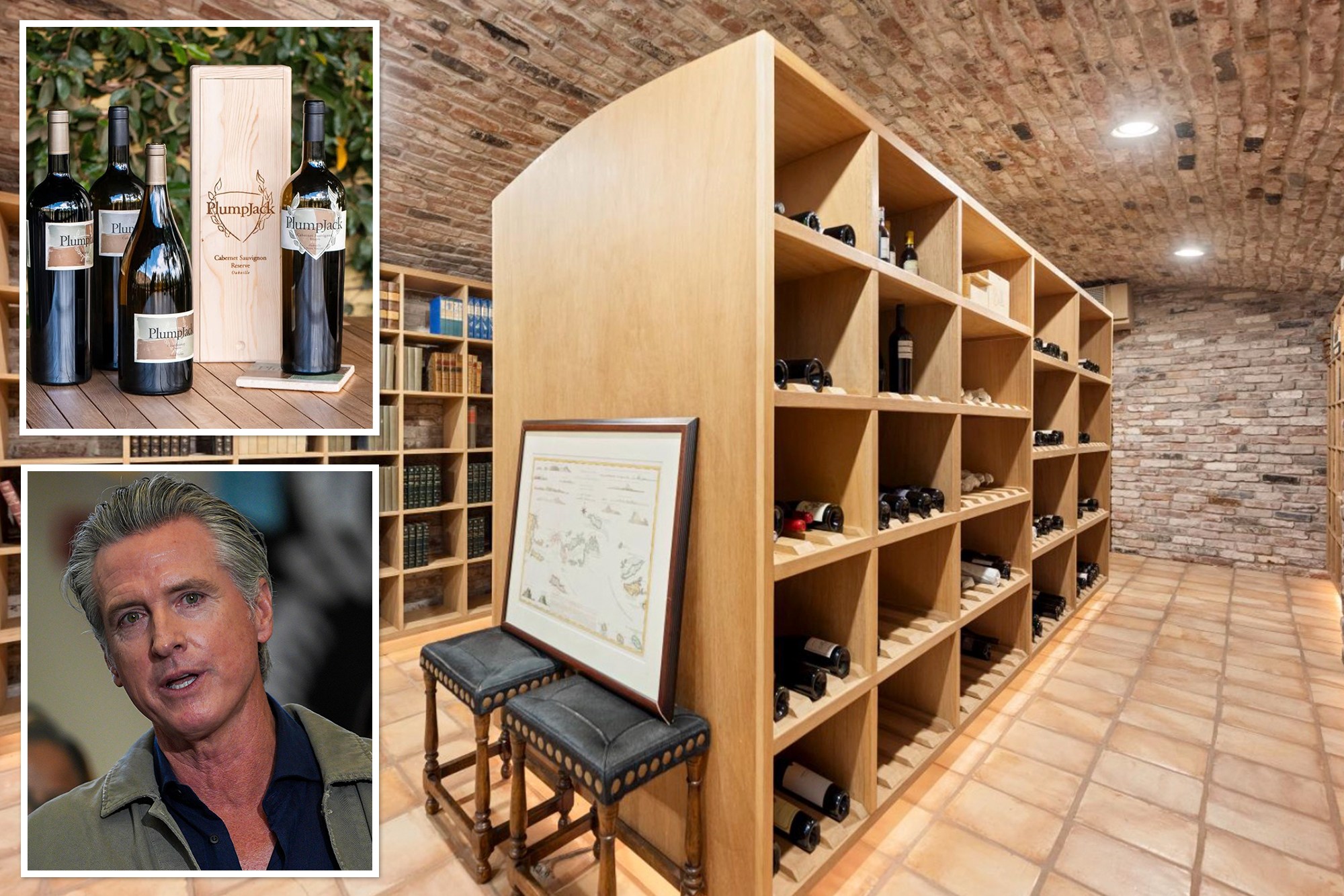 Gavin Newsom claims he 'didn't even know' detail about 5,000-bottle wine cellar at his $7.5M home