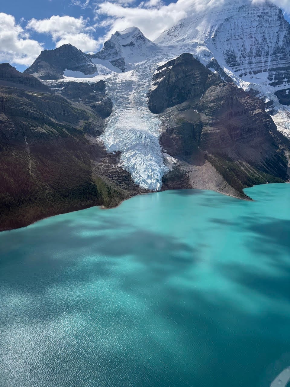 'Visual symbol of climate change': Mount Robson's Berg Glacier no ...