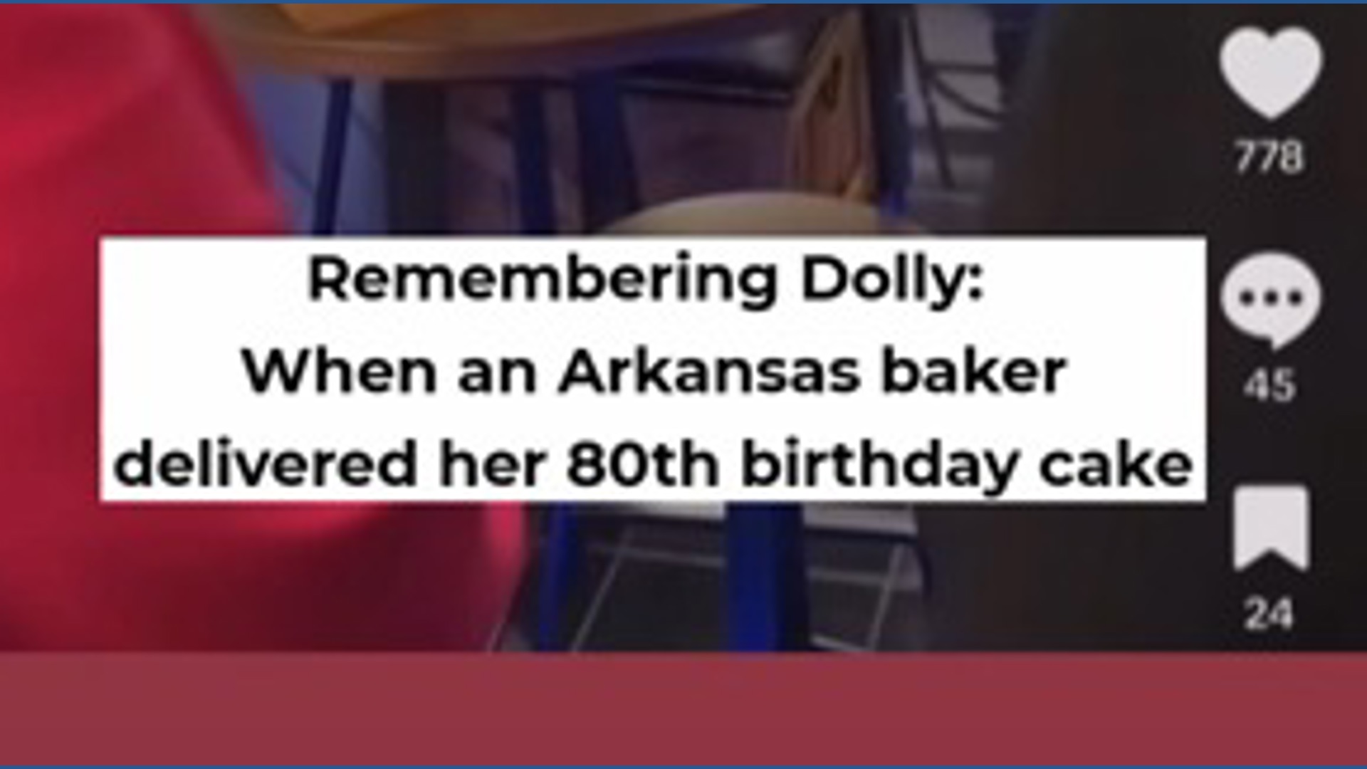 Remembering Dolly: When an Arkansas baker delivered her 80th birthday cake
