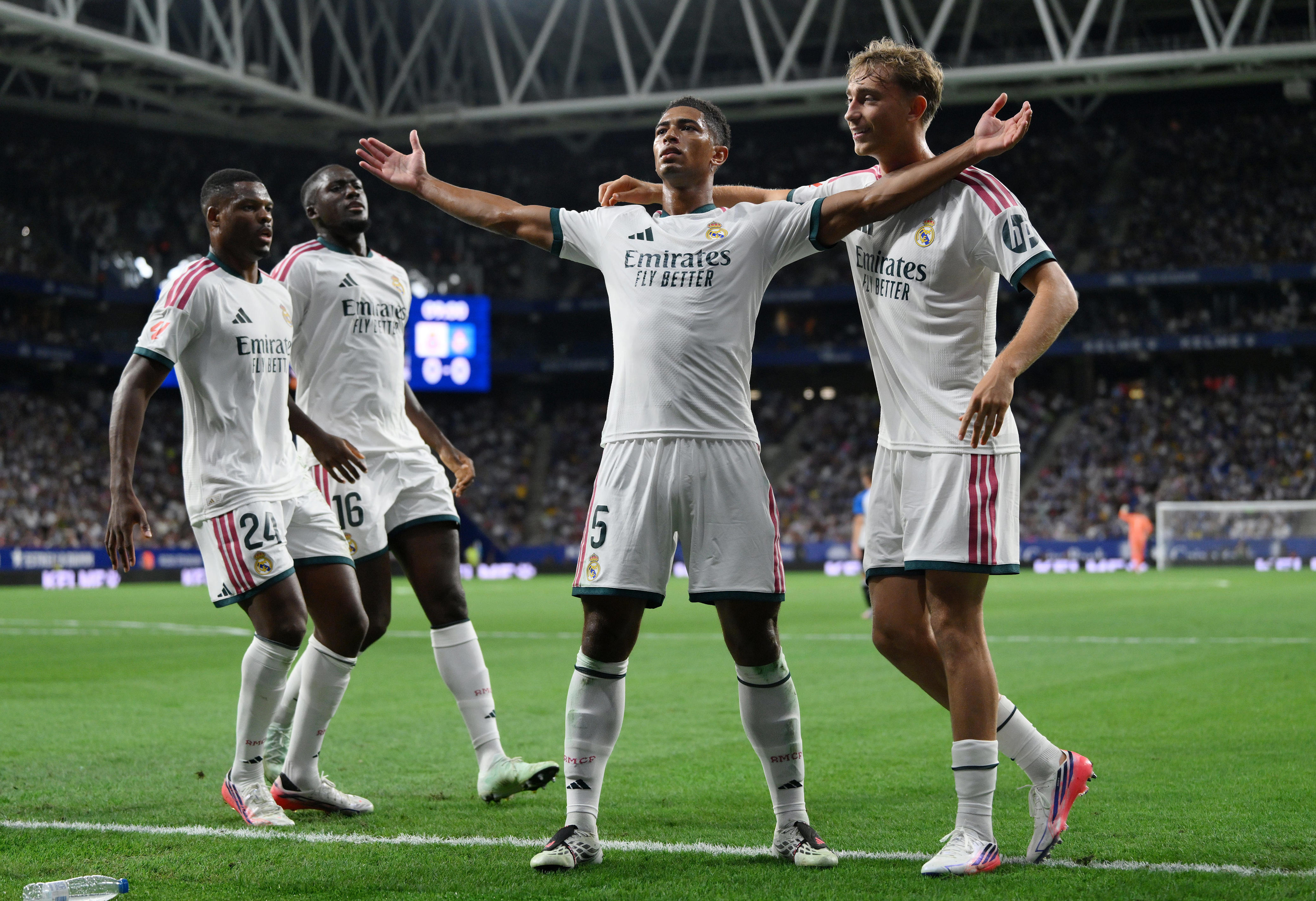 Real Madrid lineup vs. Real Sociedad: Bellingham, Vini and Mbappe start