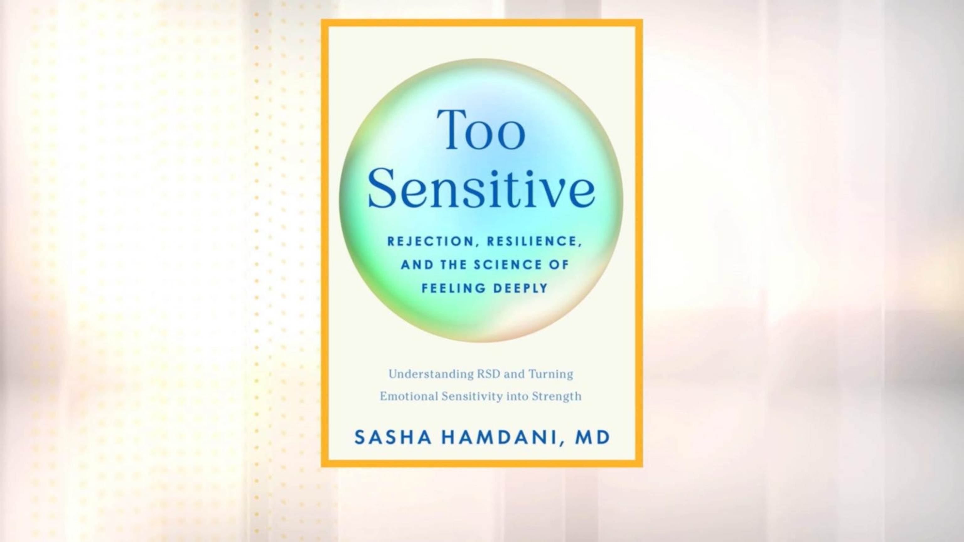 Author talks managing stress in new book, 'Too Sensitive'