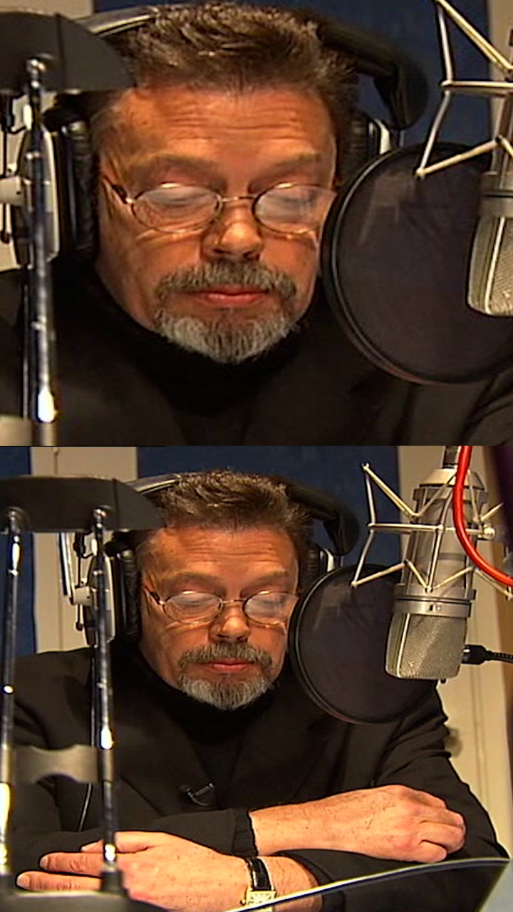 Watch as Tim Curry gets into character doing voiceover work for ...