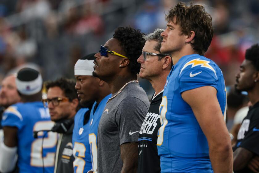 With jobs at stake, Jim Harbaugh wants more improvement from Chargers ...