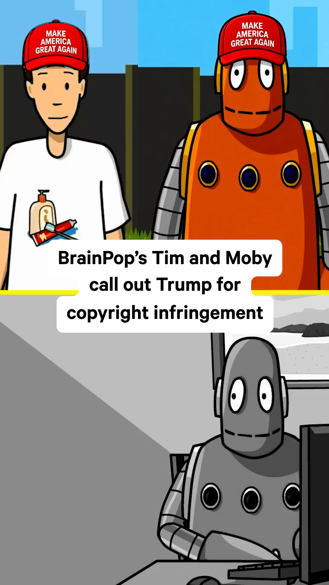 Tim and Moby roast Trump