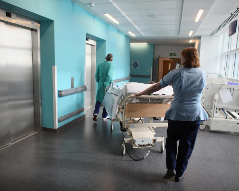 Some NHS hospitals have been forced to cancel operations because operating theatres have become too hot during the heatwaves. Photograph: Christopher Furlong/Getty Images