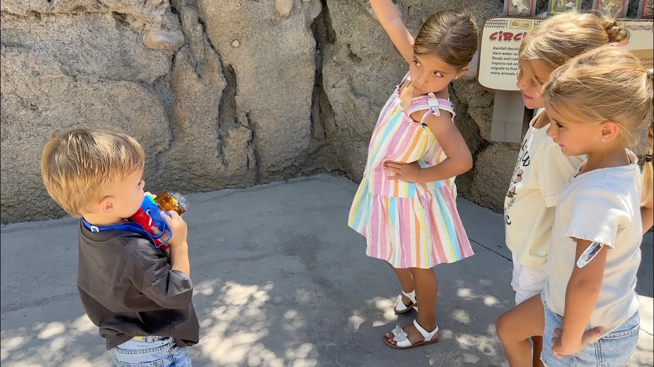 Little brother feels completely left out of the triplet sister club