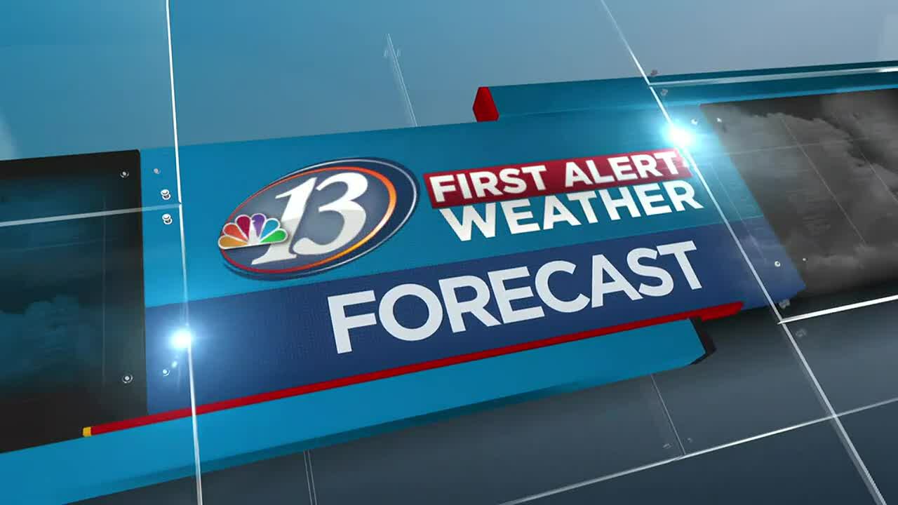Shower and thunderstorm chances return tomorrow as seasonable temperatures continue