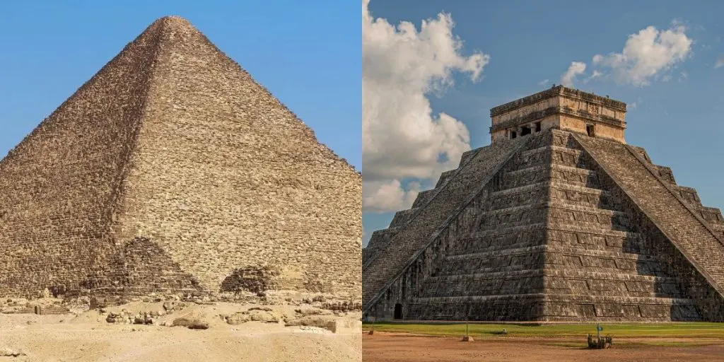 Ancient pyramids hide very different histories