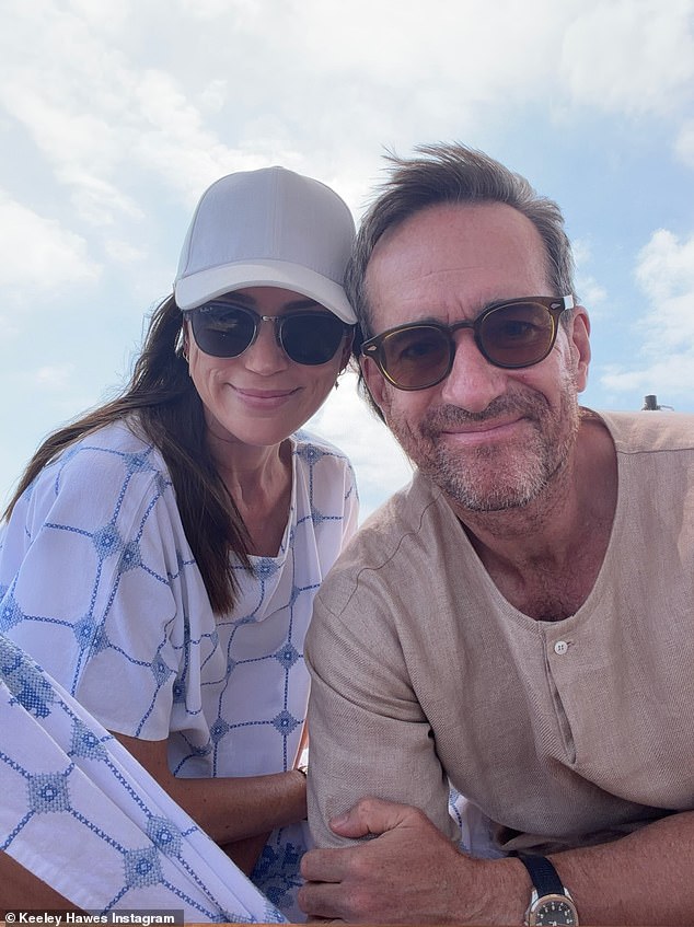 Keeley Hawes cosies up to husband Matthew Macfadyen in rare snaps while ...