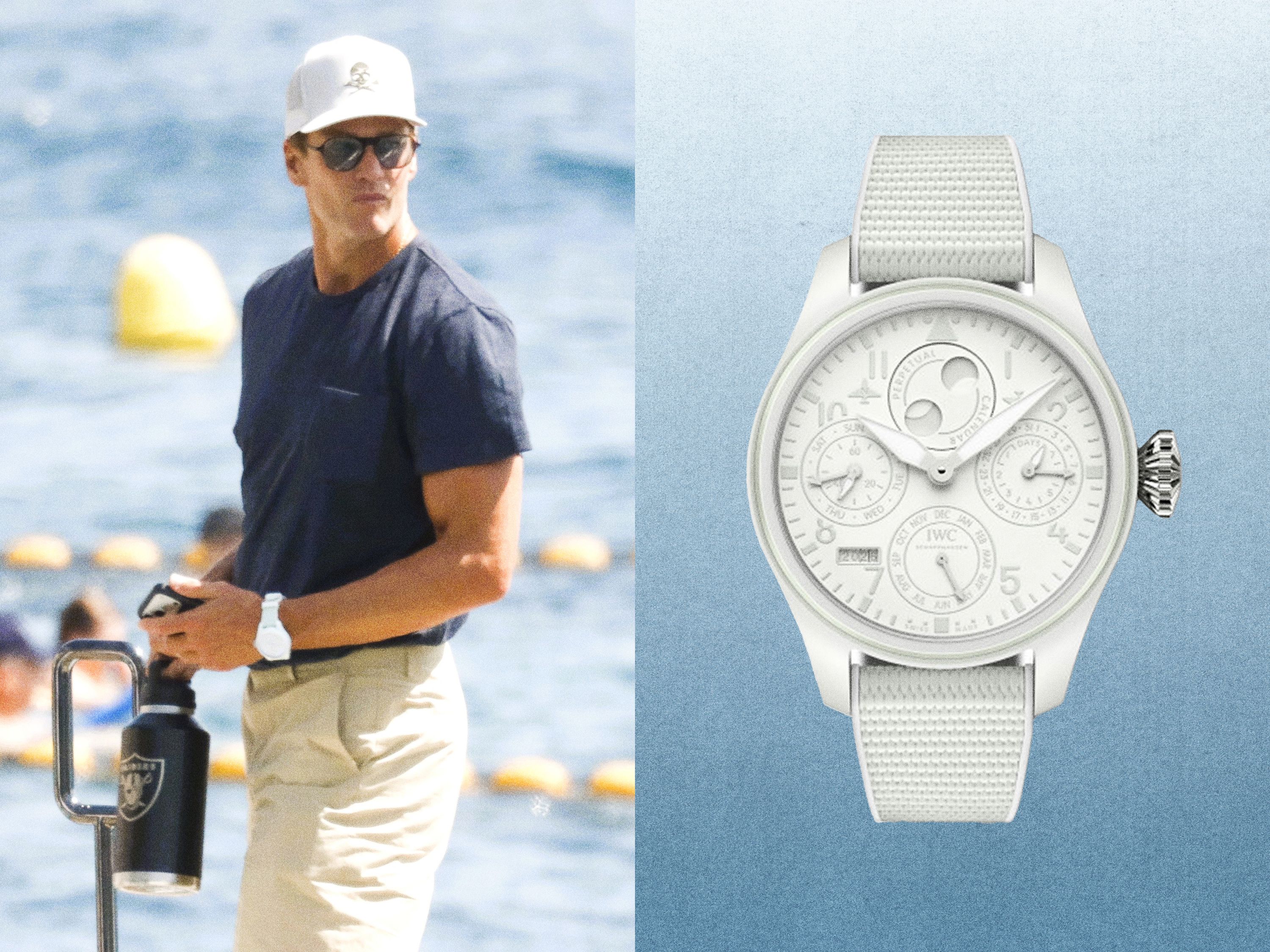 Tom Brady wore a fully glow-in-the-dark IWC