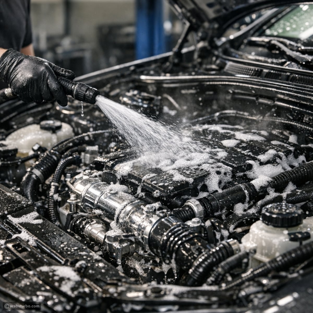 The dangers of high-pressure engine washing
