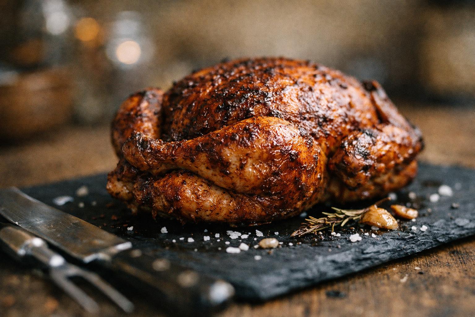 Poulet rôti croustillant : l'astuce du placard qui change tout