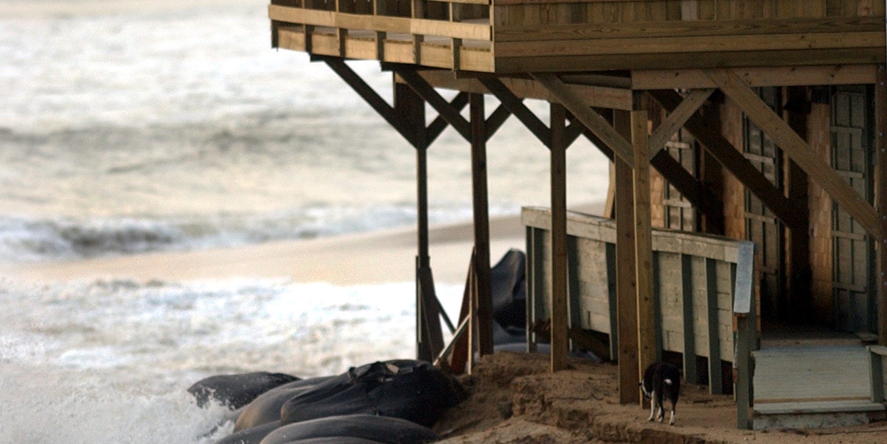 What happens when your home falls into the sea?