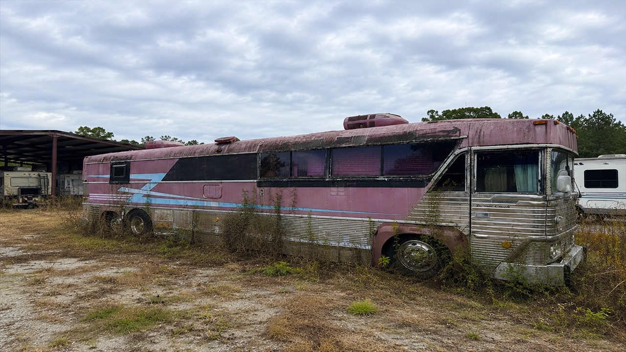 Rescuing an abandoned bus from an RV storage lot