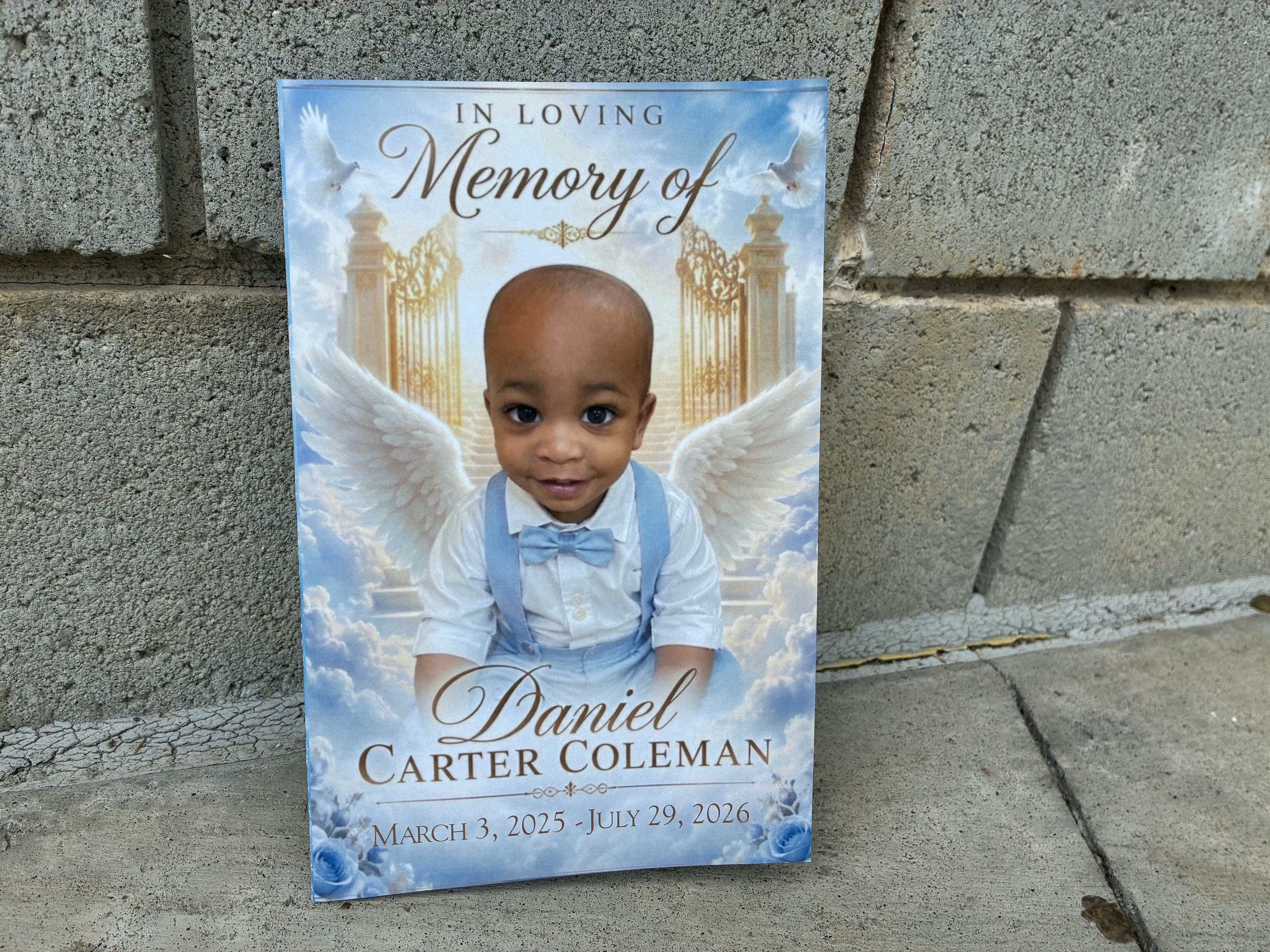 Jailed mother charged in hot car death allowed funeral home visit hours before son's service