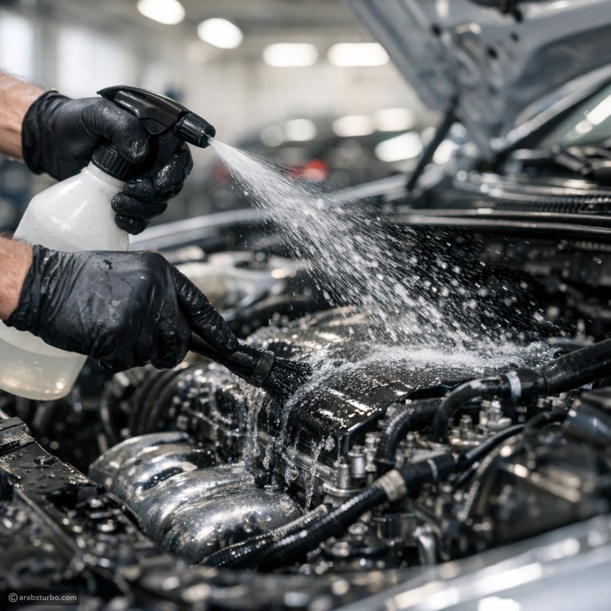 The dangers of high-pressure engine washing